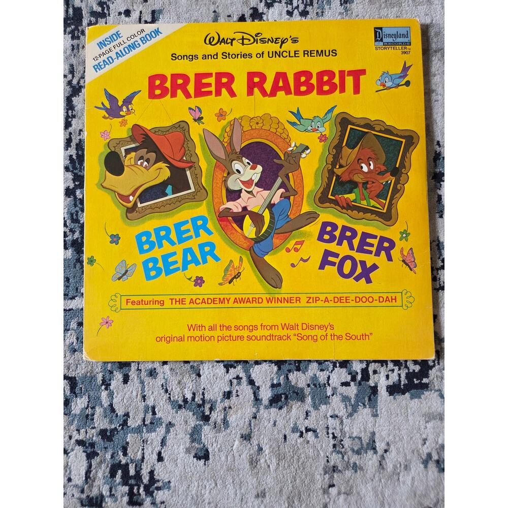 Walt Disney’s Brer Rabbit, Brer Bear & Brer Fox Vinyl LP - Picture 2 of 7